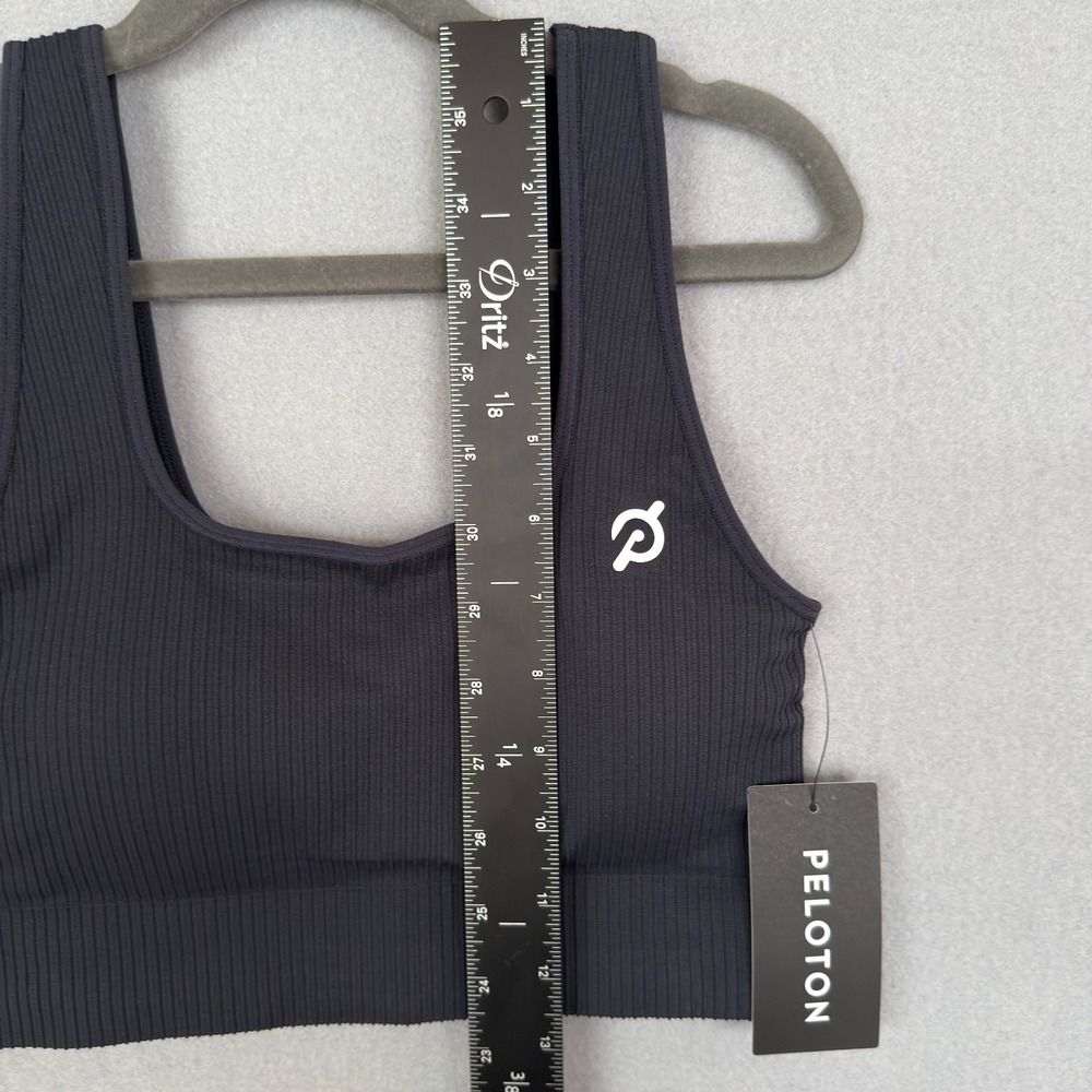 Peloton Women's Size XS/S Seamless Square Neck Bra 214 Black NWT - Picture 5 of 11